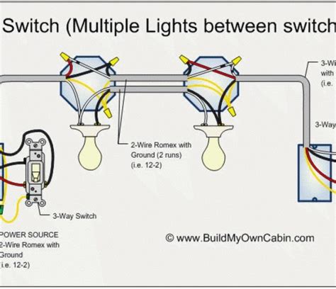 wire 3 lights into one switch